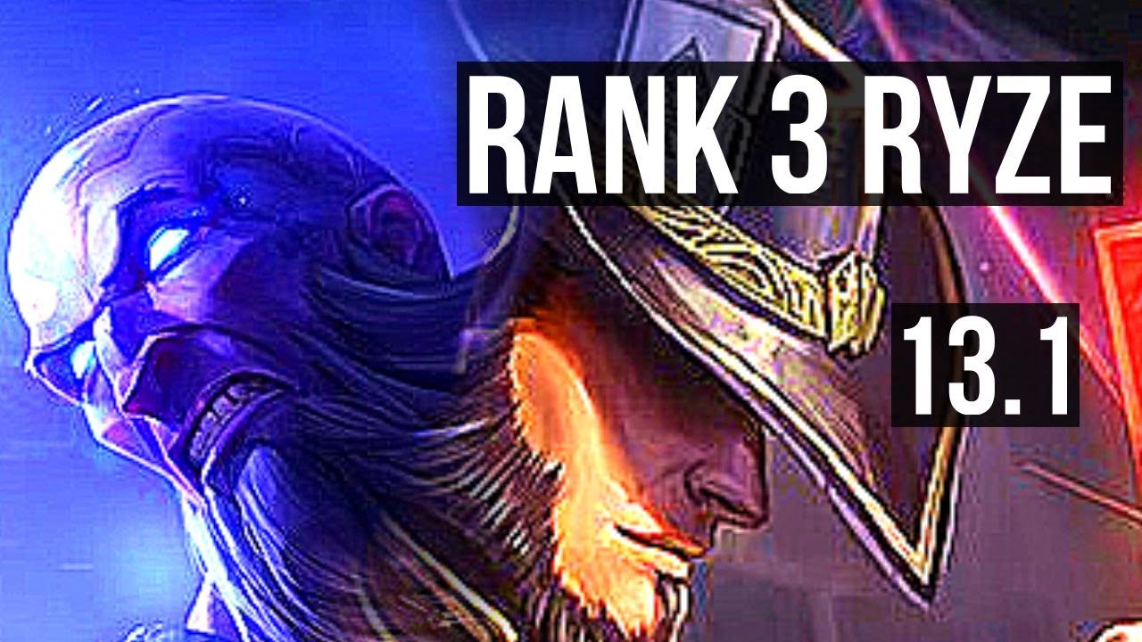 RYZE vs TWISTED FATE (MID) | Rank 3 Ryze, 10/1/11, Legendary, Rank 29 | KR Master | 13.1