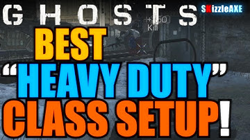 COD Ghosts: Best "HEAVY DUTY" Class Setup! "REMINGTON R5" Class Setup! (Call of Duty: Ghosts)