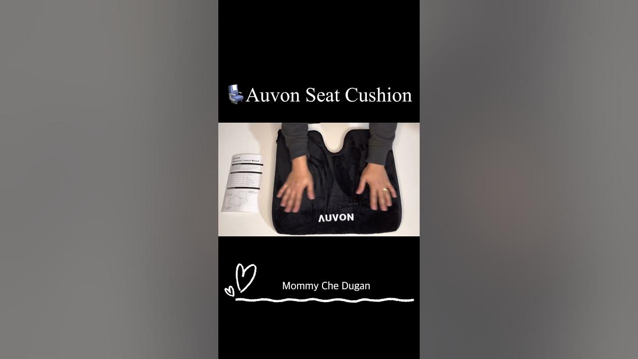 AUVON Wheelchair Seat Cushions, Memory Foam Pressure Relief Chair