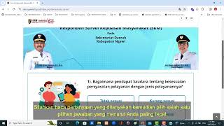 Tutorial Penggunaan e-SKM Kabupaten Ngawi Tutorial Penggunaan e-SKM Kabupaten Ngawi