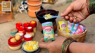 Homemade Potato Chips | Lays Chips Recipe | Potato Chips Recipe | Crunchy Instant Hot Wafers | Aloo