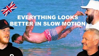 EVERYTHING Looks Better in Slow Motion! REACTION!! | OFFICE BLOKES REACT!!