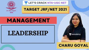 Leadership | Management | Target NTA-UGC NET Paper-1 for 2020/2021 with Charu Goyal