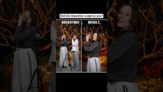 Was This Transition Or Edit From Behind The Scenes To The Final Shot