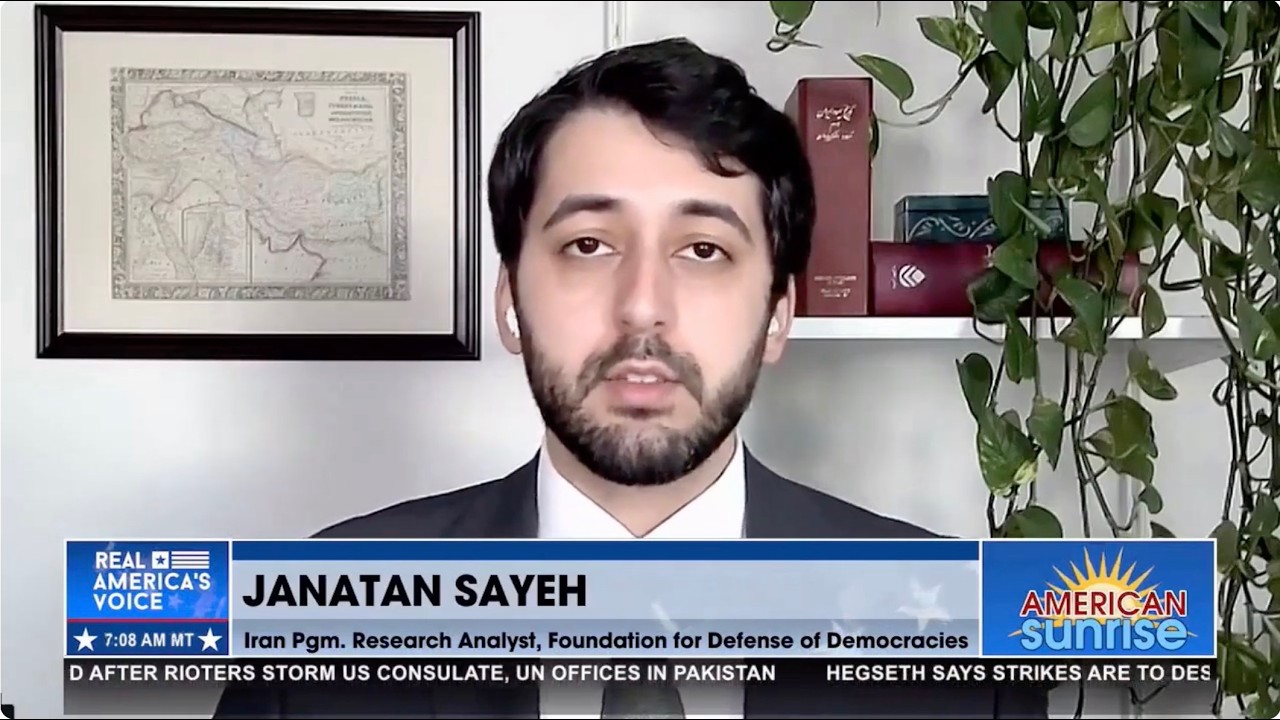 Janatan Sayeh on regime change after U.S.-Israeli strikes on Iran – Real America's Voice