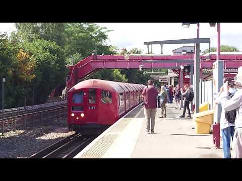 London Underground 1938 Stock Leaving Amersham