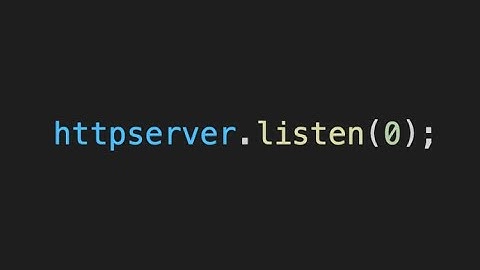 There is more to node http server listen