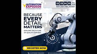 Automation Expo 2026 | Because every detail matters in manufacturing.