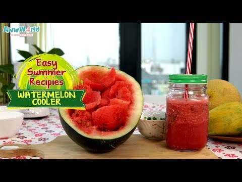 Easy Summer Recipes | Watermelon Cooler | AwwWorld