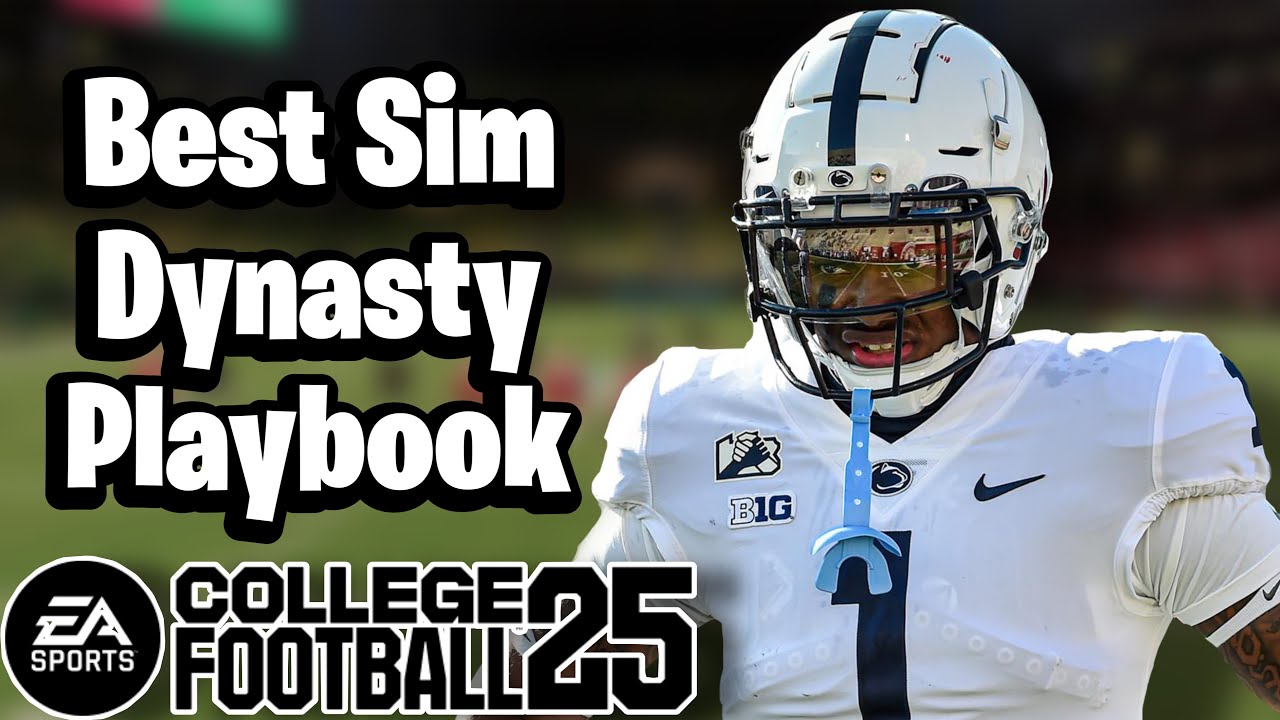 Best Playbook for Sim Dynasty College Football 25 YouTube