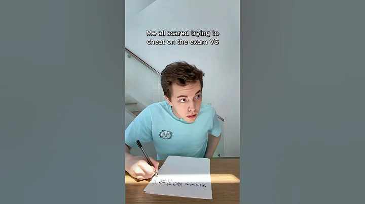 When you try to cheat on the exam…