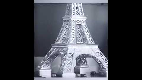 souvenir Aluminum alloy Eiffel Tower CNC Machining --Shenzhen Rapid Tooling Co., Ltd