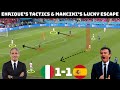 Tactical Analysis : Italy 1 – 1 Spain | How Enrique Dominated Mancini |