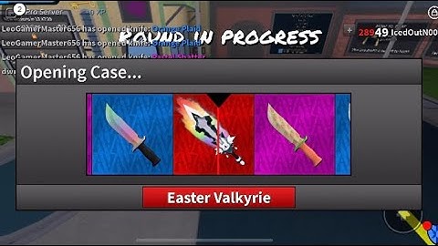 Video ends when I open the NEW EASTER MYTHIC|ROBLOX ASSASSINS