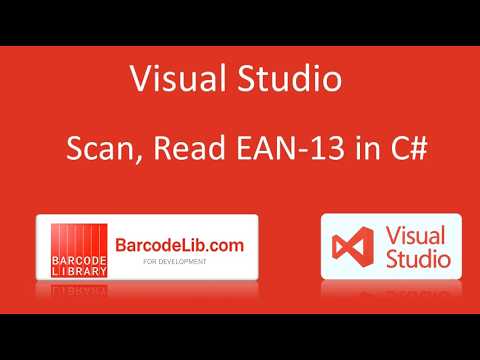 How to scan, read EAN-13 barcode images using BarcodeLib C# Barcode Scanner library