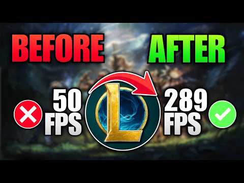 League of Legends Lagging & FPS Drops? Fix!