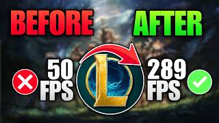 League of Legends Lagging & FPS Drops? Fix!