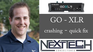 GoXLR Crashes on "Checking for Updates" - Quick Fix (Check description for link to update)