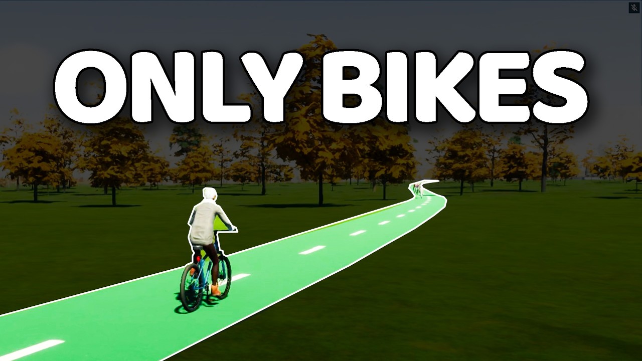 Can You Build a City Using ONLY BIKES in CitiesSkylines 2?