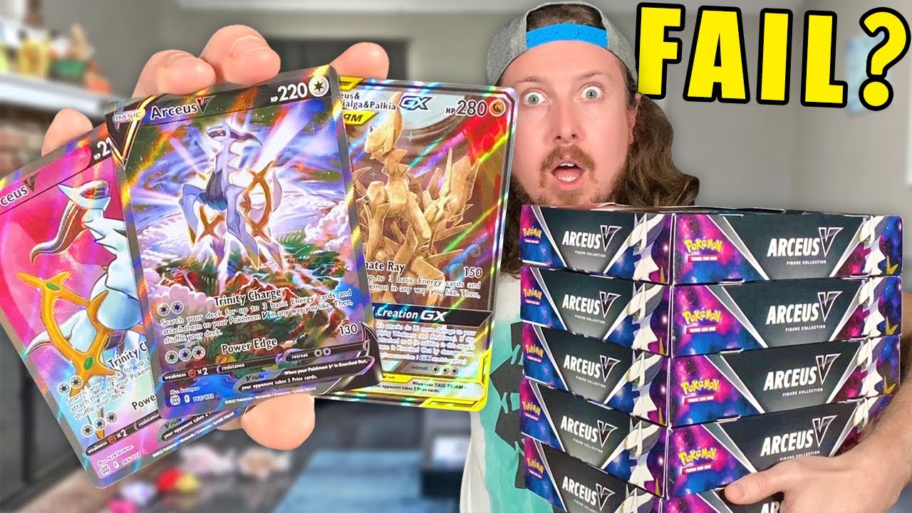 I Took a *IMPOSSIBLE* Pokemon Card Challenge! (Arceus Only) 