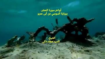 #آواخر #سورة الحشر ب #رواية السوسي عن #أبي عمرو البصري