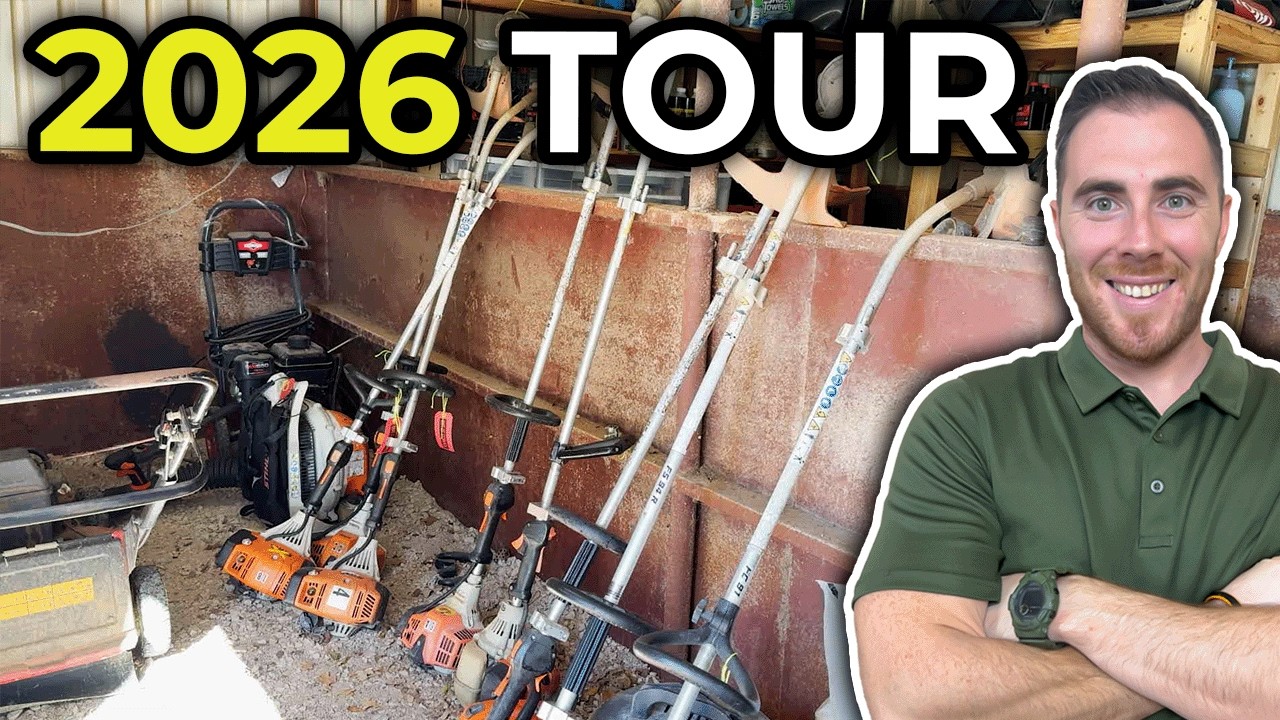 Наш бизнес по уходу за газонами стоимостью 1 миллион долларов (экскурсия по магазину)