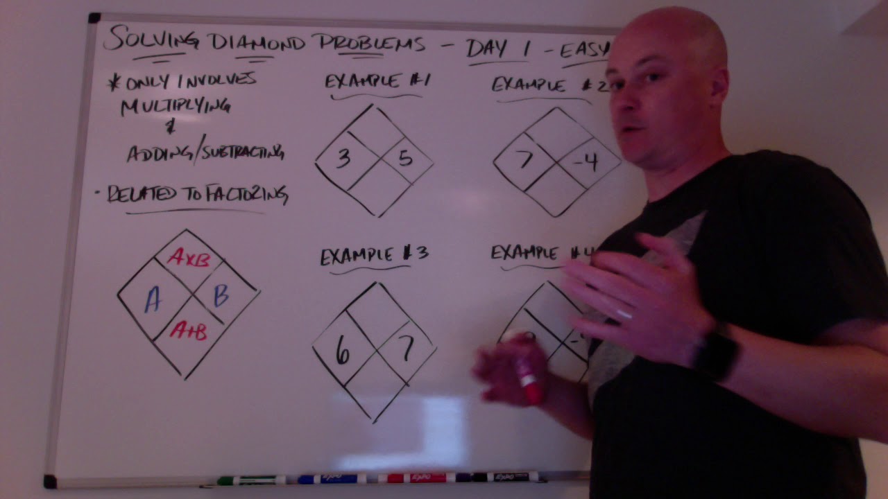 6 3 1 Diamond Problems Day 1 Part 1 - YouTube