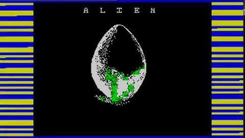 Alien Sinclair ZX Spectrum | Loading & Gameplay