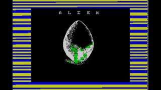 Alien Sinclair ZX Spectrum | Loading & Gameplay