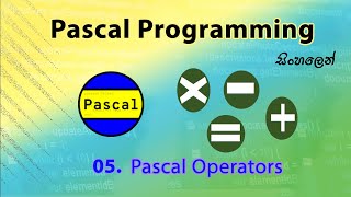 Famous Pascal Operators |Programming | Sinhala | @resourceict ​ Profile