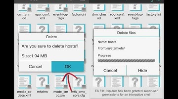 Tutorial Deleting Hosts File to fix no connection error play store android