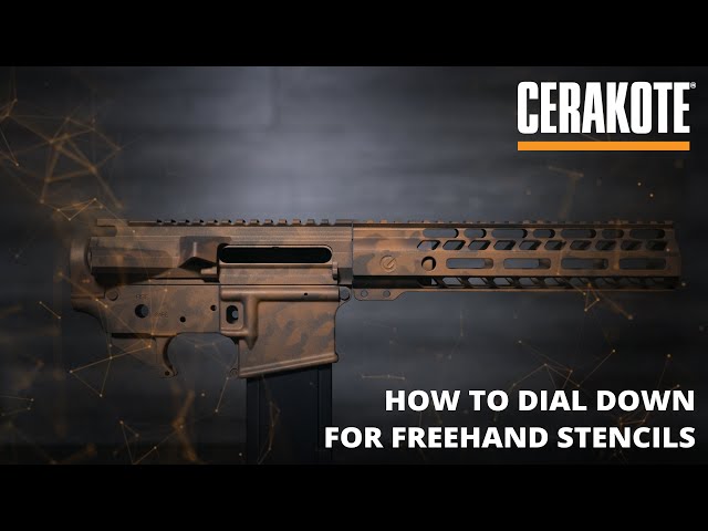 Cerakote | Dialing Down For Freehand Stencils - YouTube