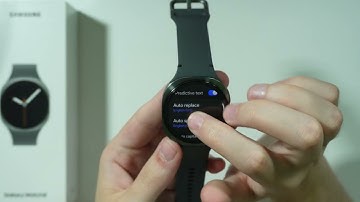 Samsung Galaxy Watch 8: toetsenbordinstellingen vinden