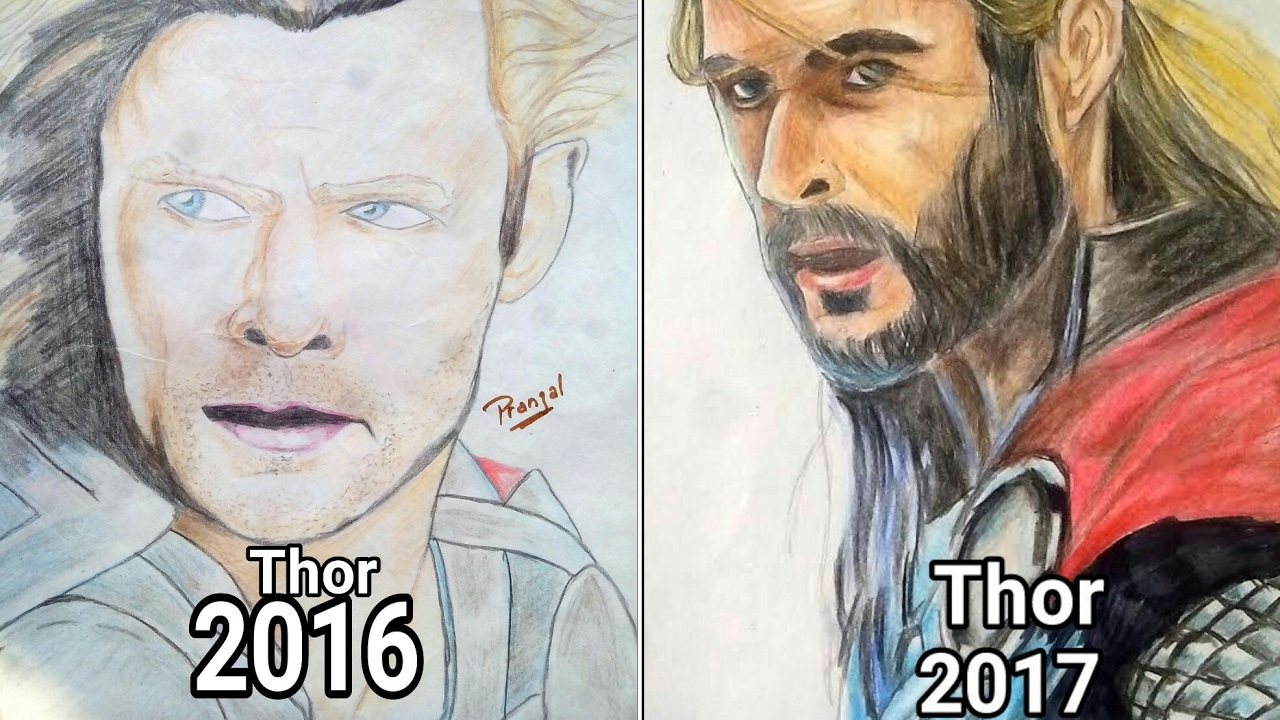 How I Improved My Drawing Skills In Less Than 1 Year || My Drawings ...