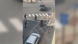 Police shoot man who swung sword during traffic stop in Calais