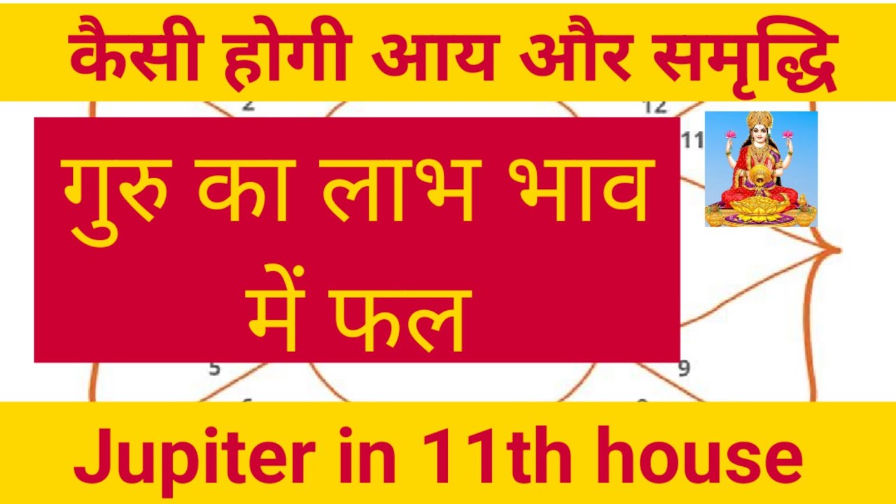 jupiter in 11th house.guru ka ekadash bhav me fal,guru ka gyarahve bhav,11ve bhav me fal.