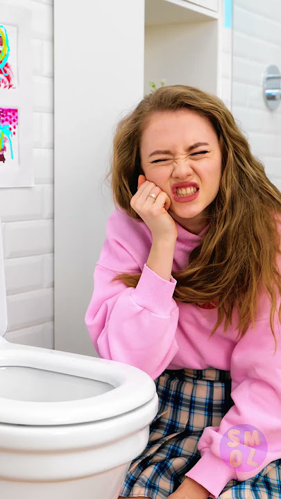 Solving small everyday bathroom problems || Warm toilet seat put on for a second #shorts