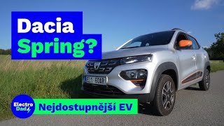 Dacia Spring - nejdostupnější elektromobil v měsíčním testu Jana Staňka | Electro Dad # 408