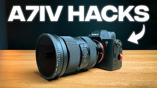 Sony A7IV Hacks You Should Be Using