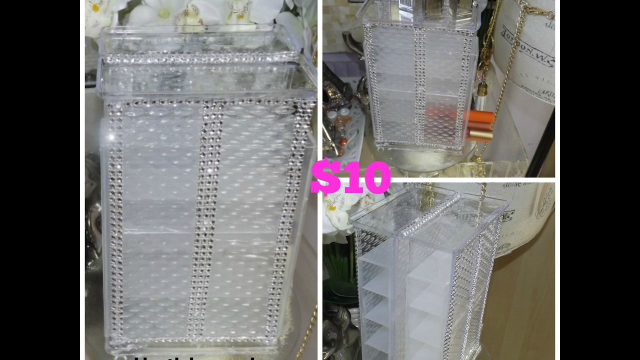 Dollar Tree diy Lipstick Organizer Storage Do it yourself YouTube