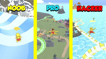NOOB vs PRO vs HACKER - Aquapark.io