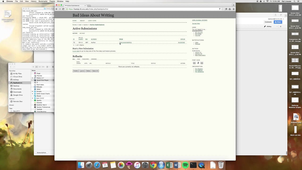 kairos milano Uploading Your Revisions in OJS [Bad Ideas Collection]
