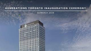 Generations Toronto Inauguration Ceremony