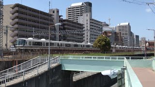 221系 12両編成 快速 西宮駅発車