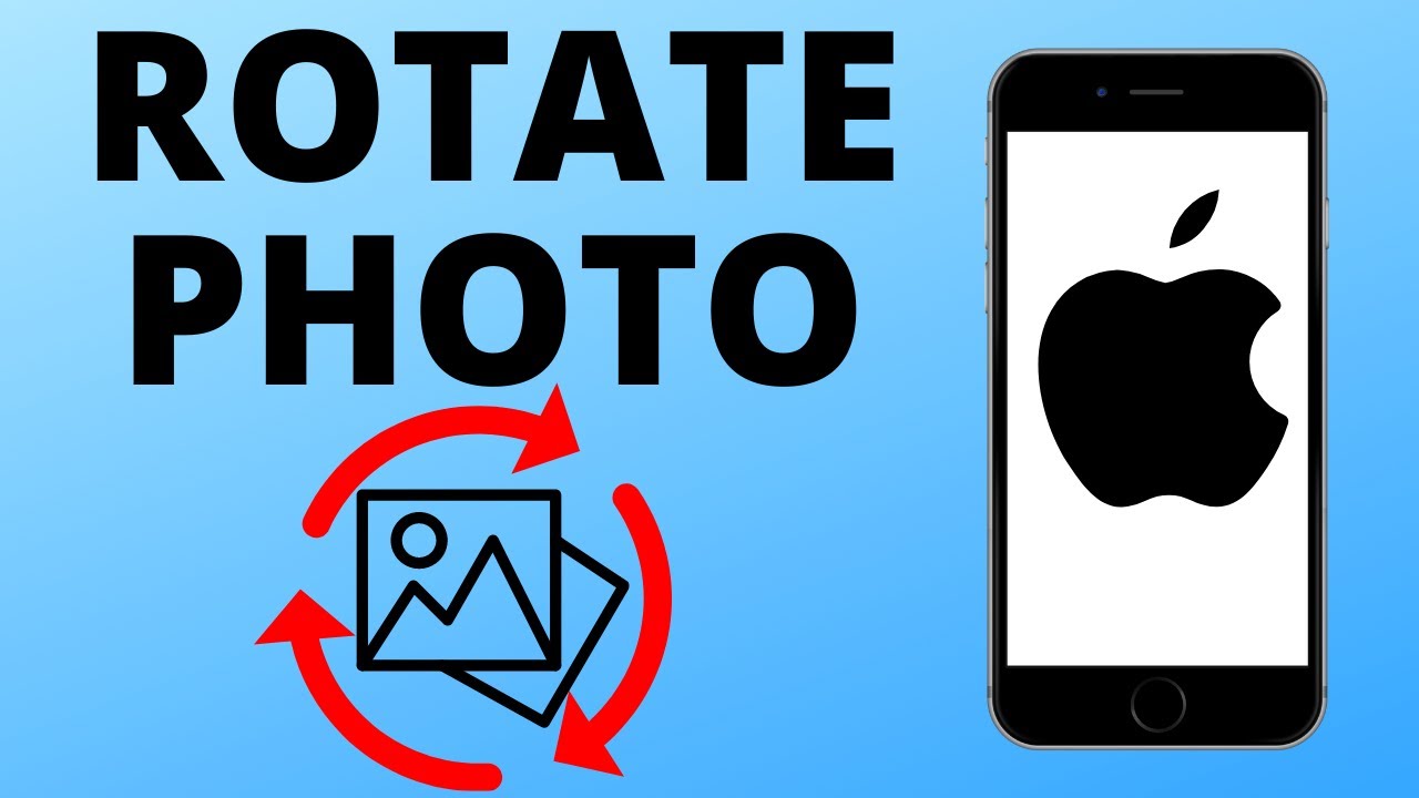 How to Rotate a Picture on iPhone - Flip Photo on iPhone - YouTube