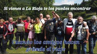 ASI SE VIVE LA RIOJA EN MOTO CON LOS CABALLEROS DEL ASFALTO: SUBIMOS SANCHO LEZA Y PIQUERAS