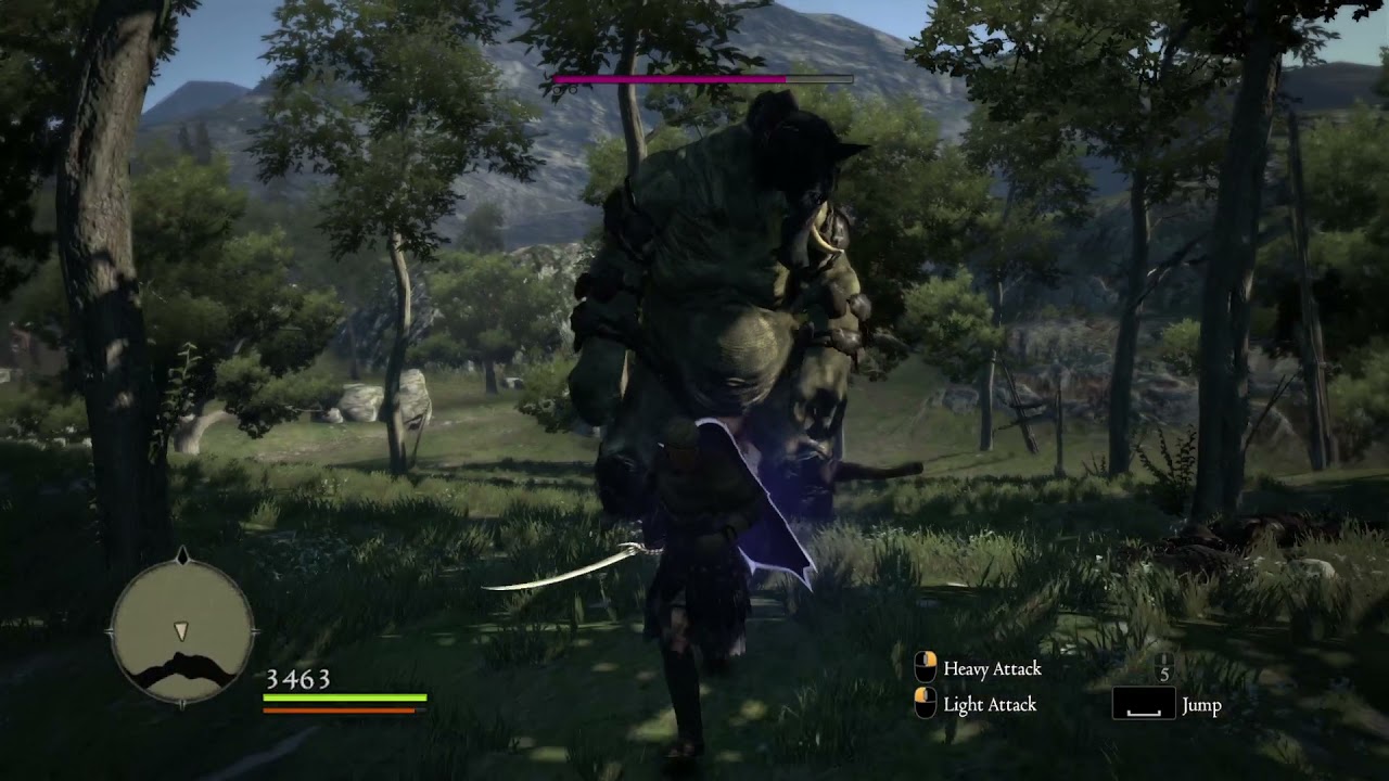 Dragon’s Dogma - Dark Arisen: Mystic knight vs Drag at Devilfire grove