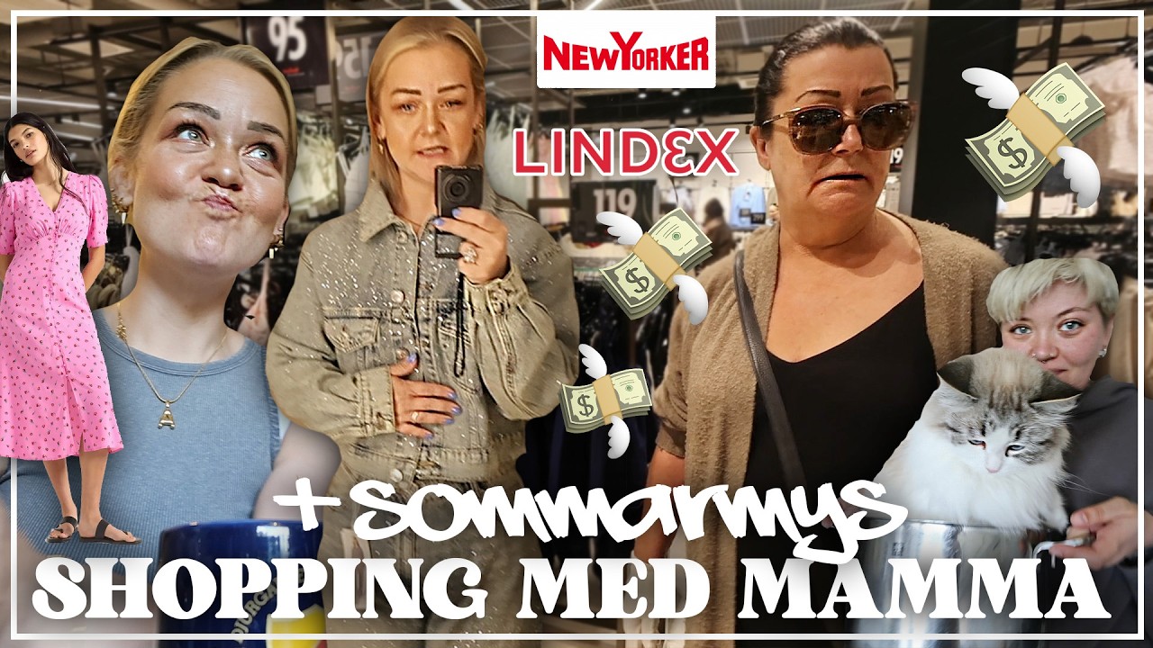 SHOPPING MED MIG OCH MAMMA + SOMMARMYS | VLOGG