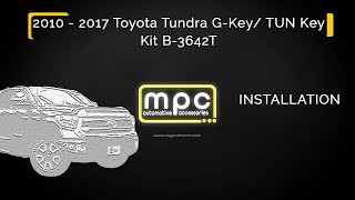 MPC | Remote Start Installation for Toyota Tundra 2010-2017