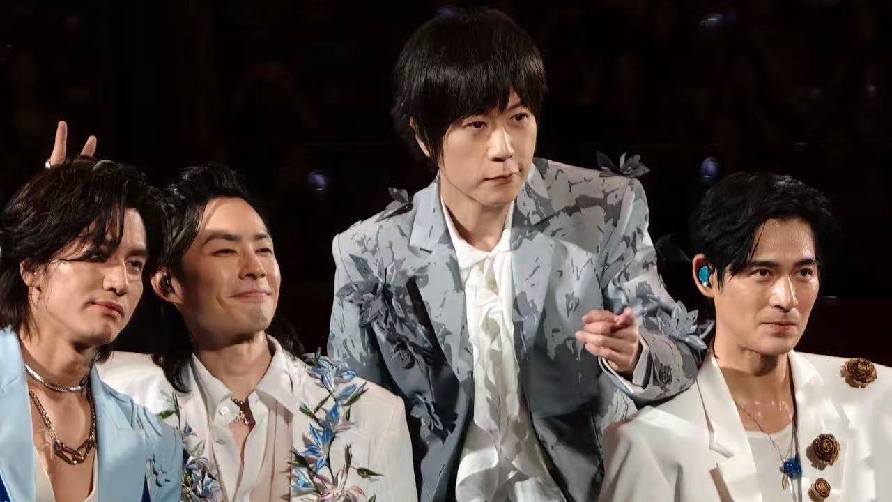 F4成都演唱会 阿信被绊倒